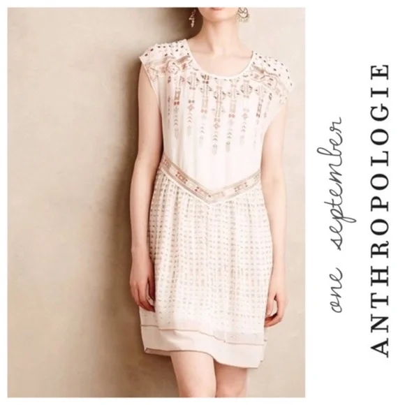 Anthropologie One September Calliope Embroidered Dress Sz XS - Picture 16 of 16